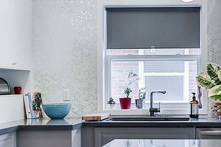 Kitchen Remote Control Shades | Humphreys LA